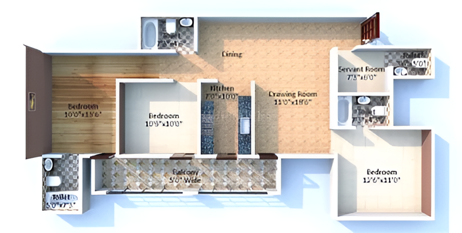 TDI tuscan heights floor