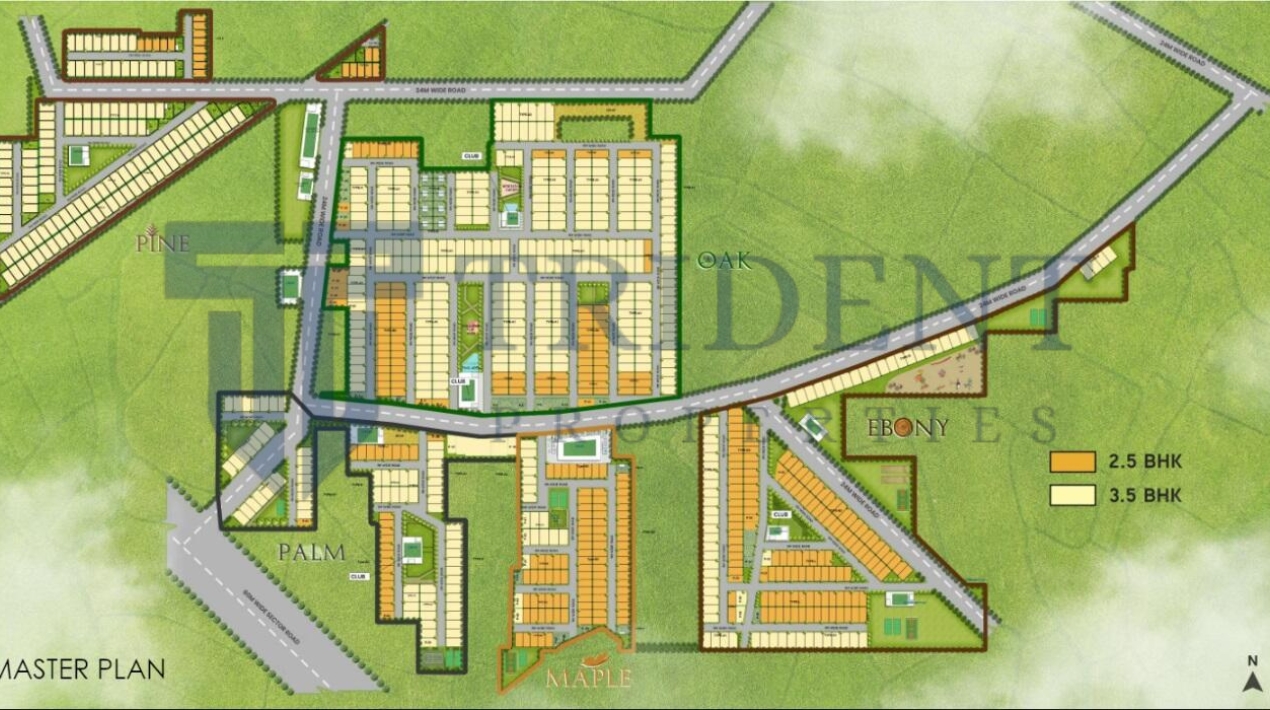 m3m antalya hills site map