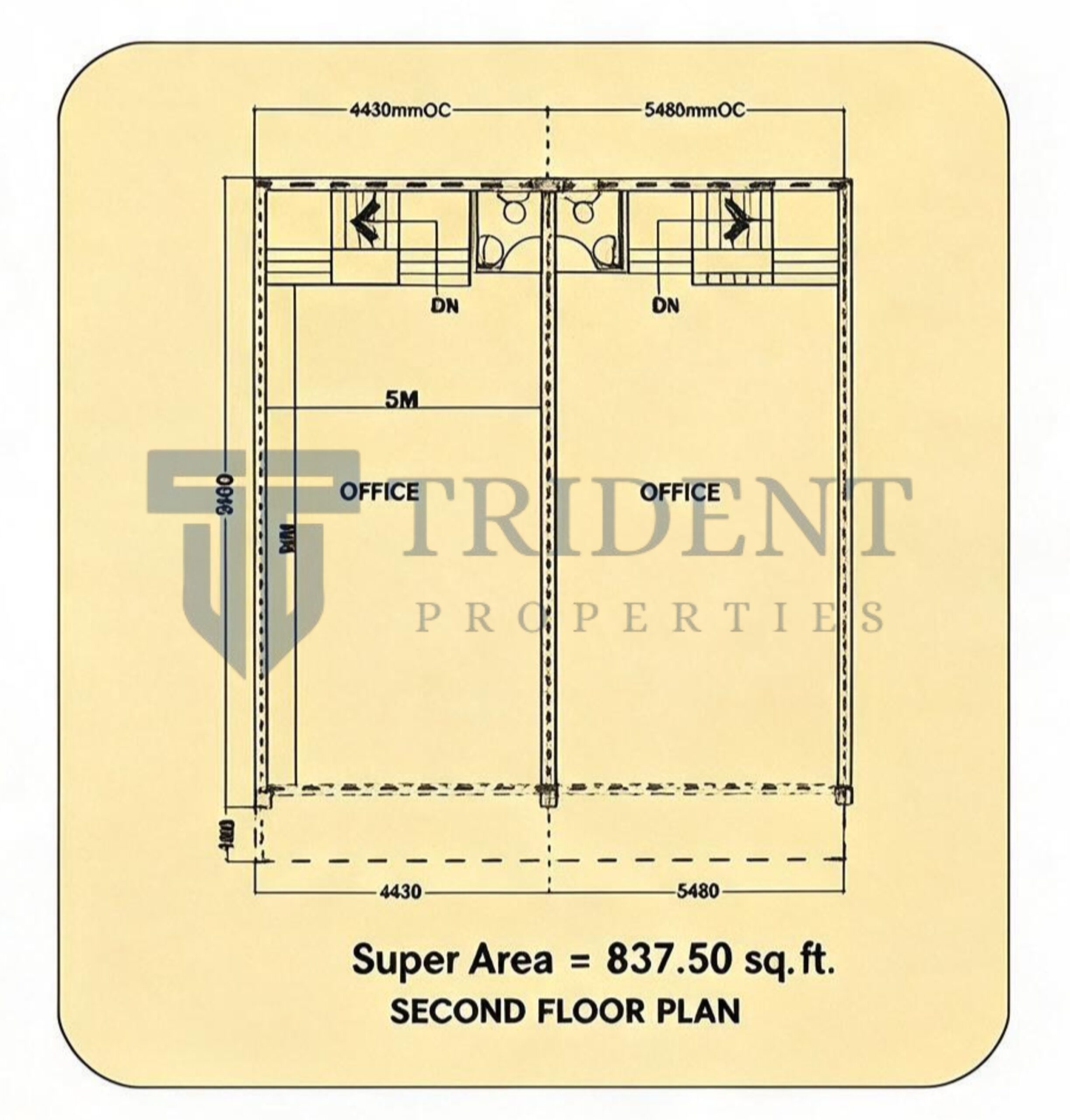 TDI King Street second floor plan