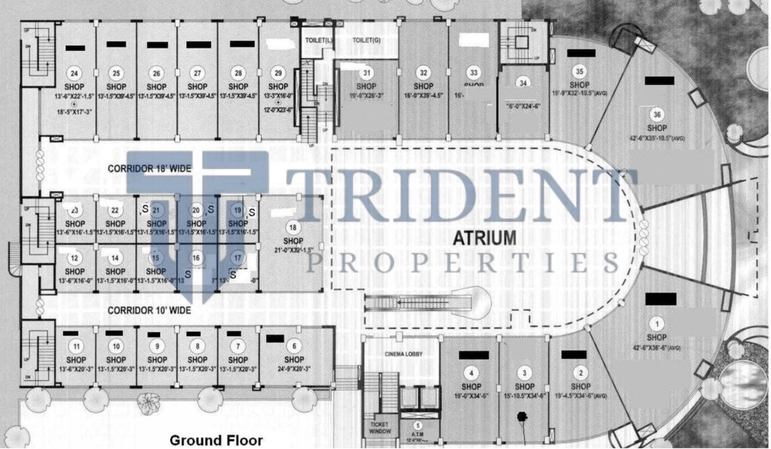 north square mall, NSP floor plan