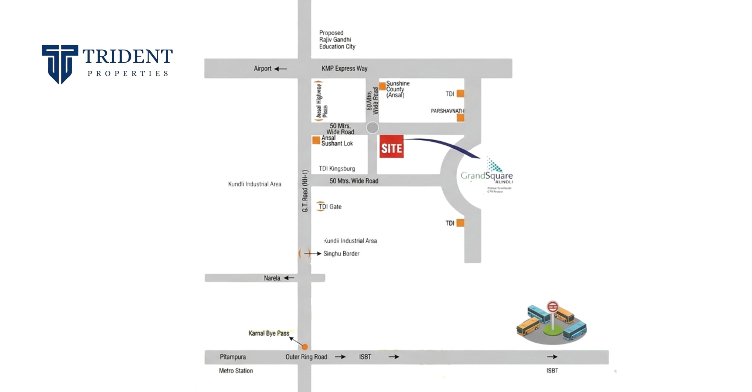 BTW grand square apartment site plan
